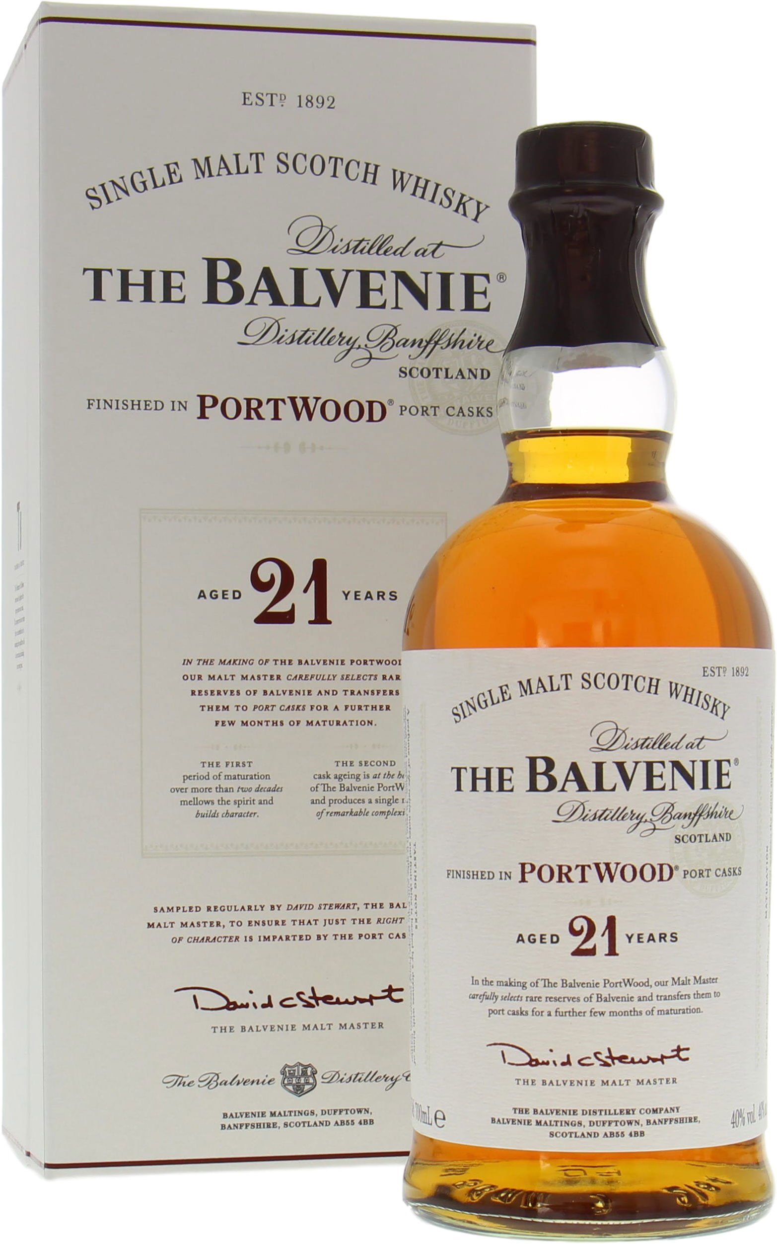 Balvenie - 21 Years Old PortWood New Label 2015 40%  NV
