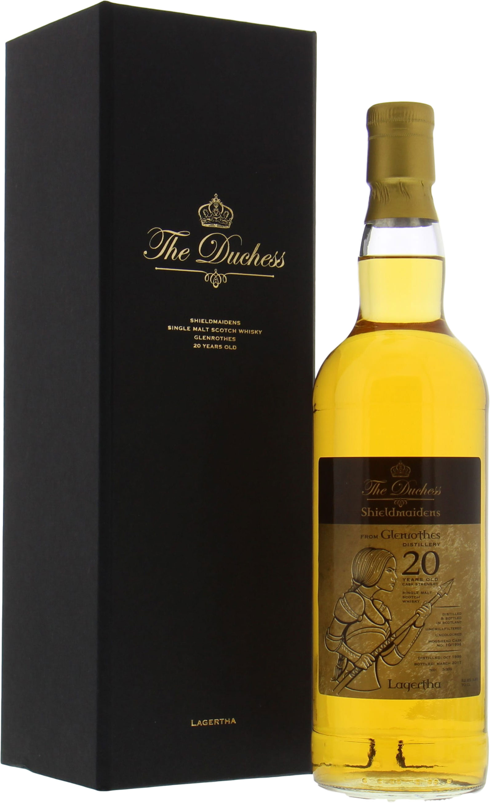 Glenrothes - 20 Years Old The Duchess Shieldmaiden Lagertha Cask10/1996 52.8% 1996
