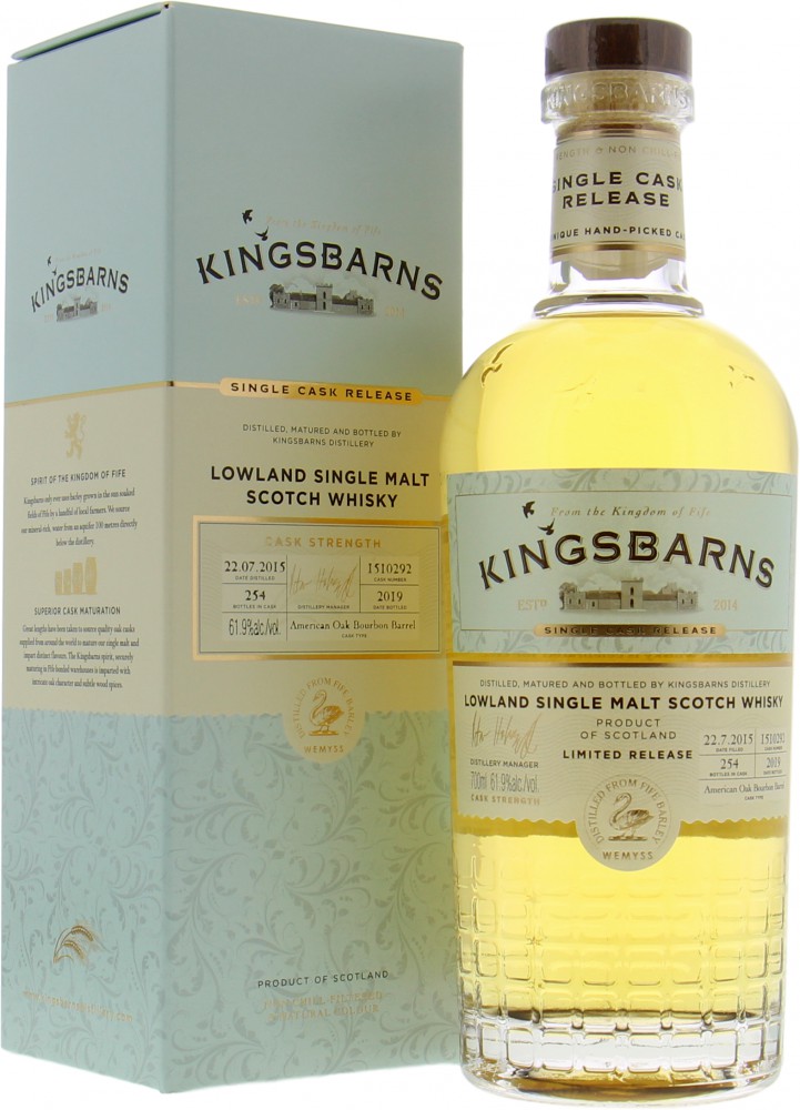 Kingsbarns - Single Cask 1510292 61.9% 2015