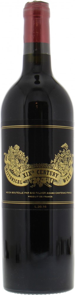 Chateau Palmer - Palmer Historical XIXth Century Wine L.20.16 2016