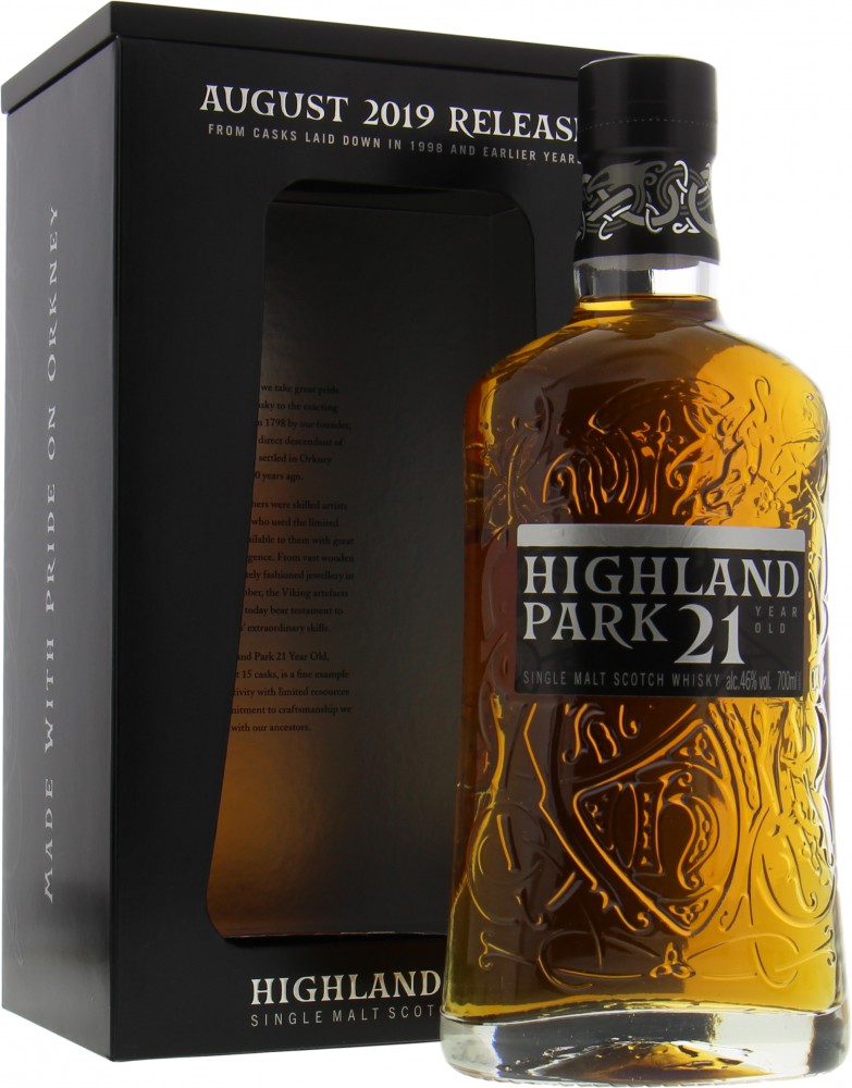 Highland Park - 21 Years Old August 2019 Release 46% NV