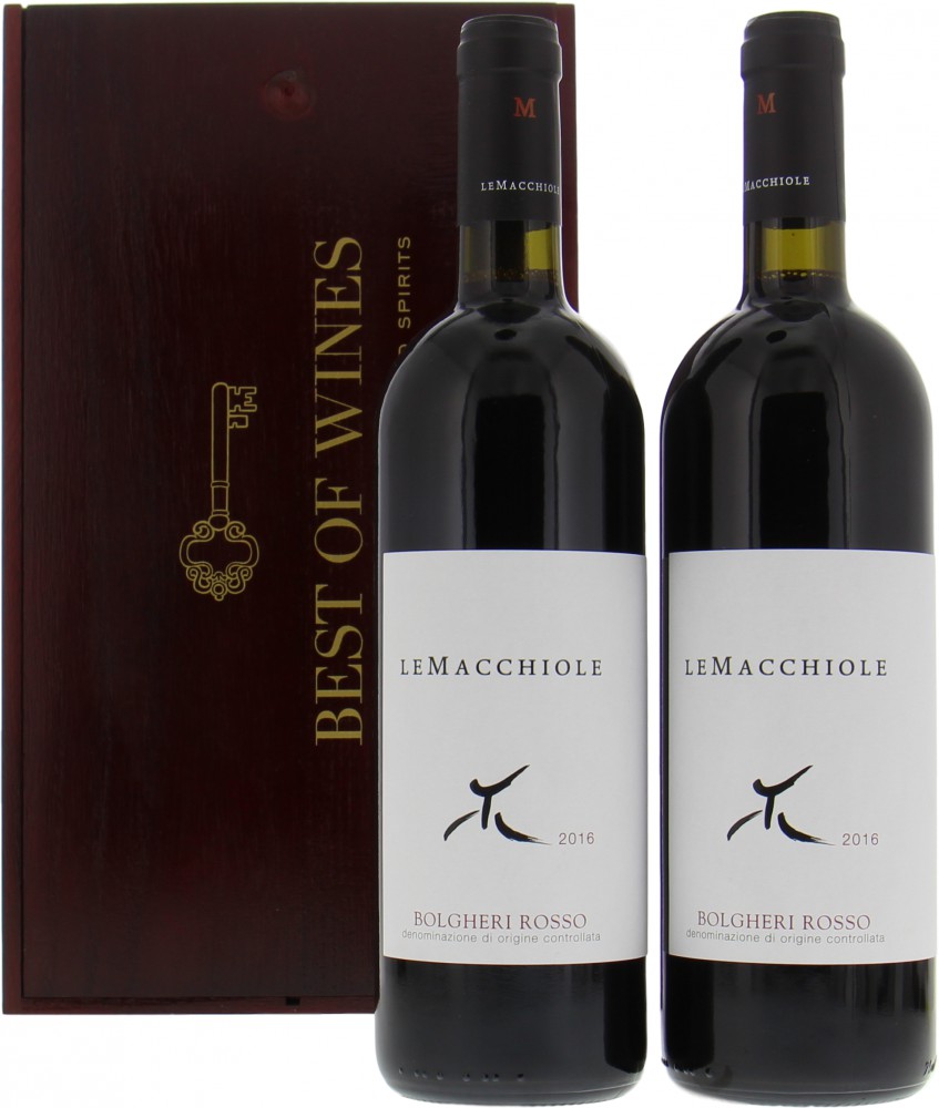 Wine gift - Gift set Le Macchiole Bolgheri Rosso NV