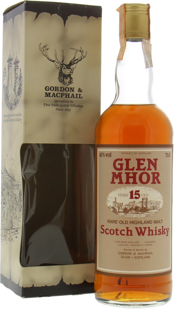 Glen Mhor - 15 Years Old Gordon & MacPhail Rare Old Highland Malt 40% NV