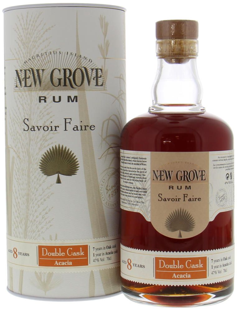 New Grove Distillery - 8 Years Old Savoir Faire Double Cask Acacia 47% NV