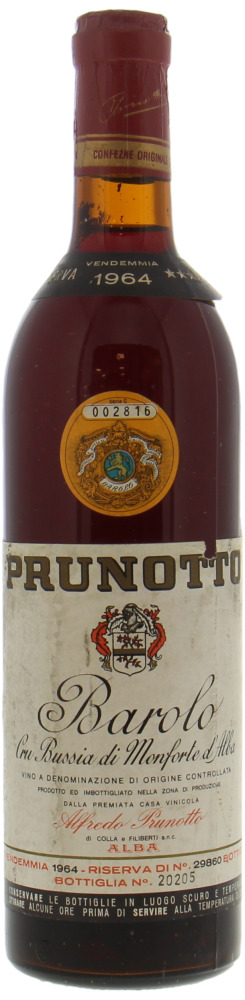 Prunotto - Barolo Bussia 1964
