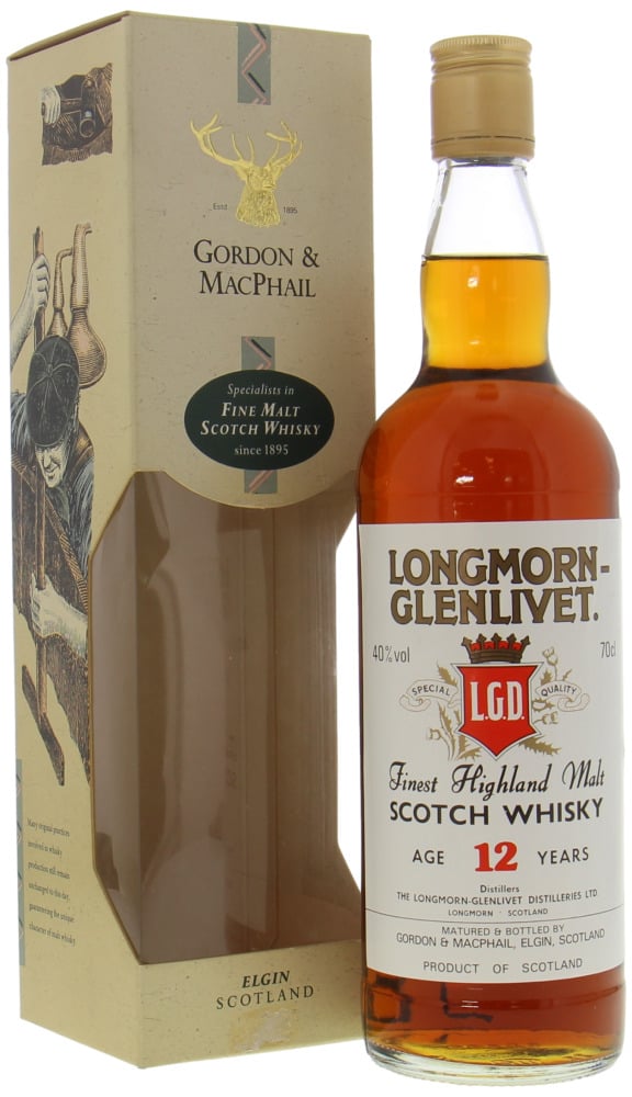 Longmorn - 12 Years Old Gordon & MacPhail Licensed Bottling 40% NV