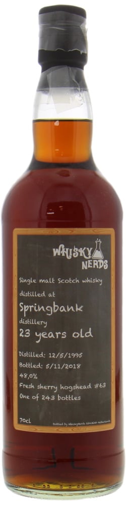 Springbank - 23 Years Old WhiskyNerds Cask 63 48% 1995