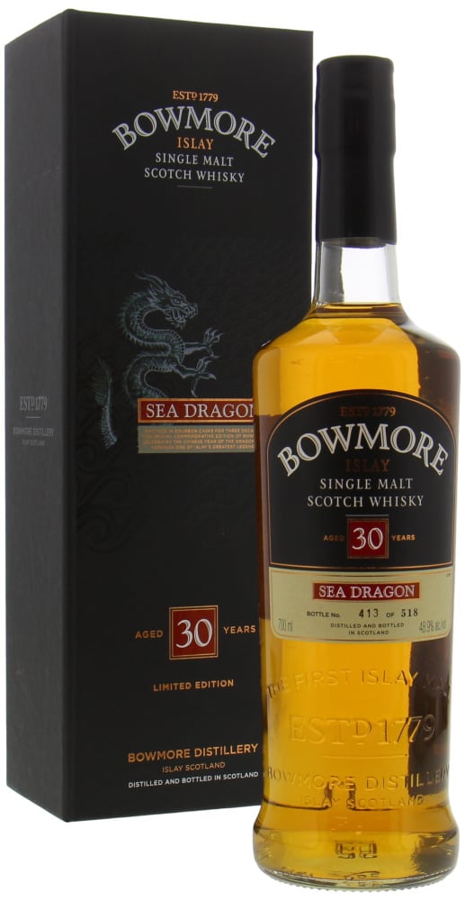 Bowmore - 30 Years Old Seadragon 2012 Version 48.9% NV