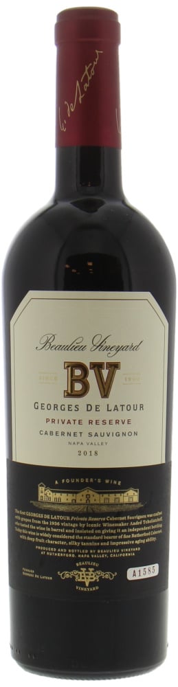 Beaulieu Vineyard - Georges de Latour Private Reserve Cabernet Sauvignon 2018