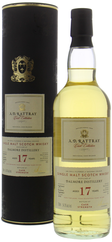 Dalmore - 17 Years Old A.D. Rattray Cask Collection Cask 14742 54.3% 2003