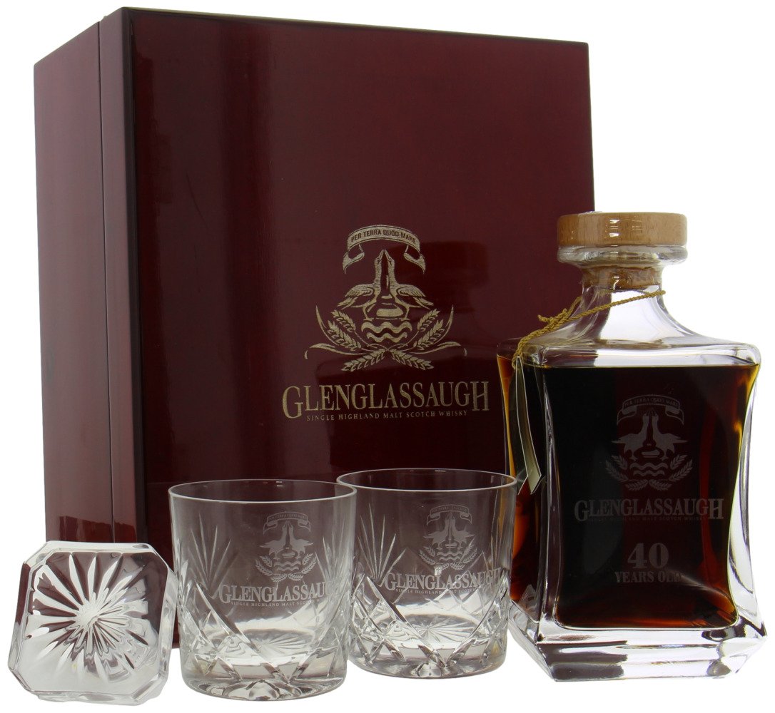 Glenglassaugh - 40 Years Old  Crystal Decanter 44.6% 1967