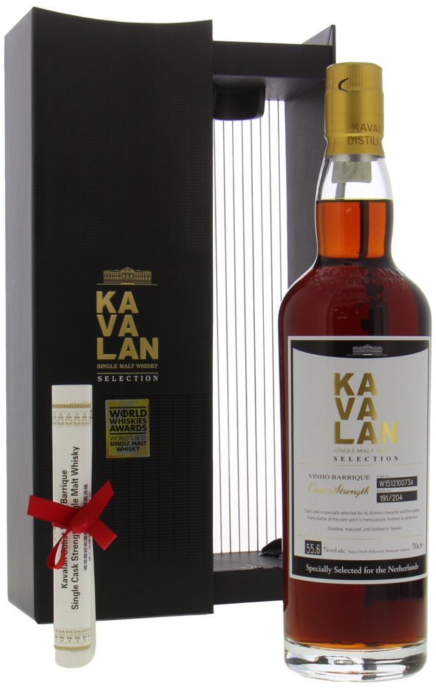 Kavalan - Selection Vinho Barrique Cask W151210073A Bottled for The Netherlands 55.6% 2015