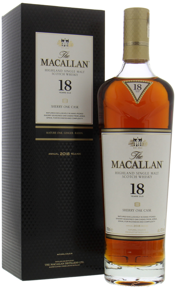Macallan - 18 Years Old Annual 2018 Release 43% NV