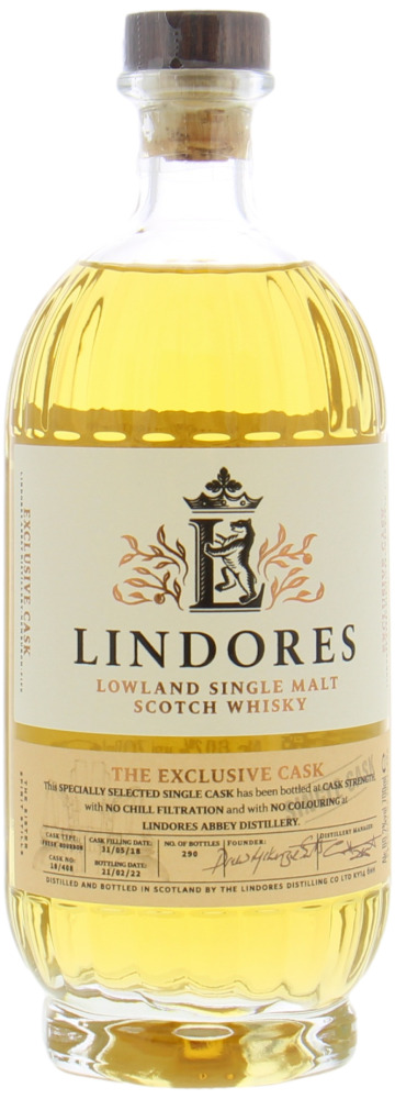 Lindores Abbey -  The Exclusive Cask for the Netherlands Cask 18/408 60.2% 2018