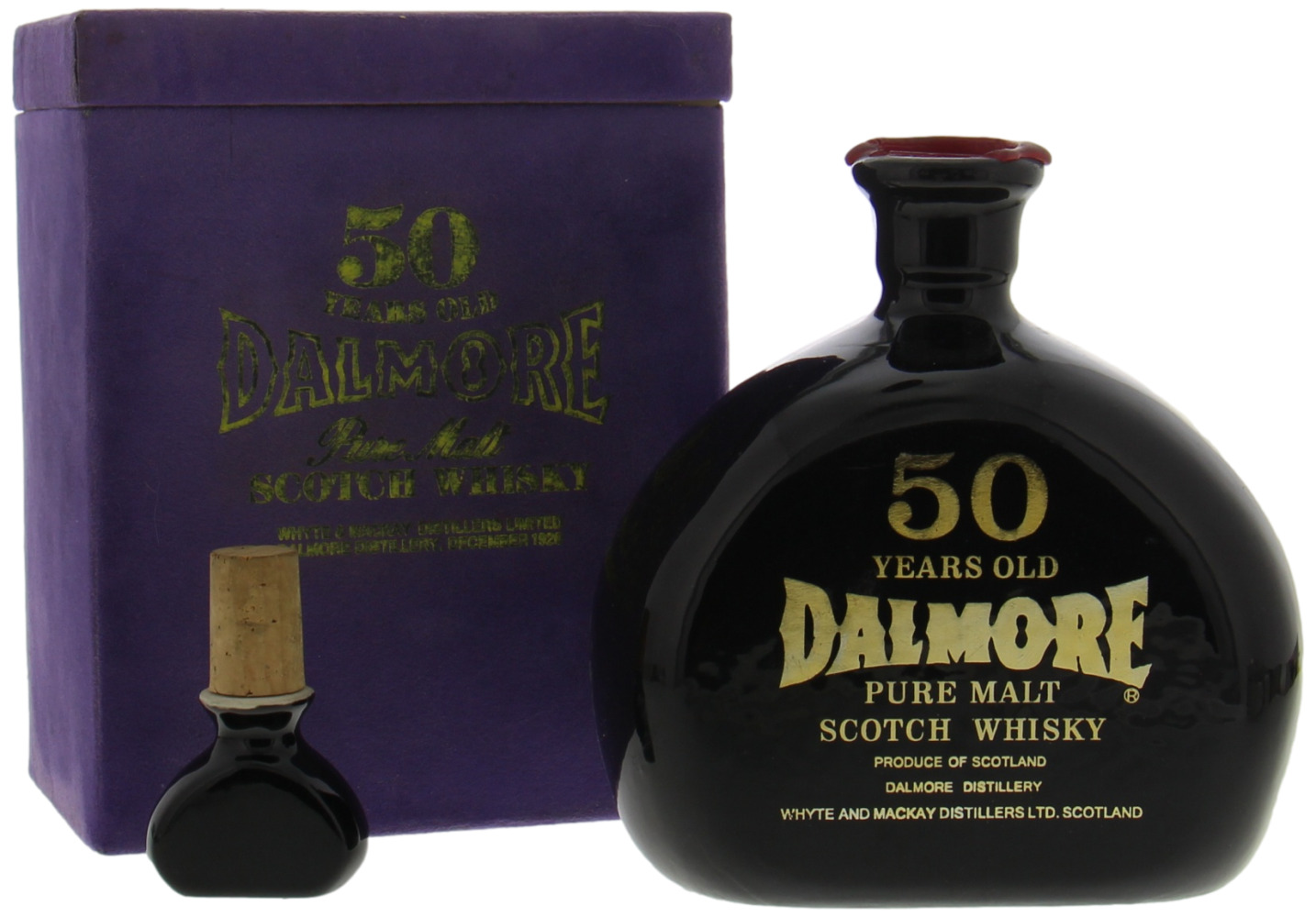 Dalmore - 50 Years Old Black Decanter Whyte & Mackay 1926