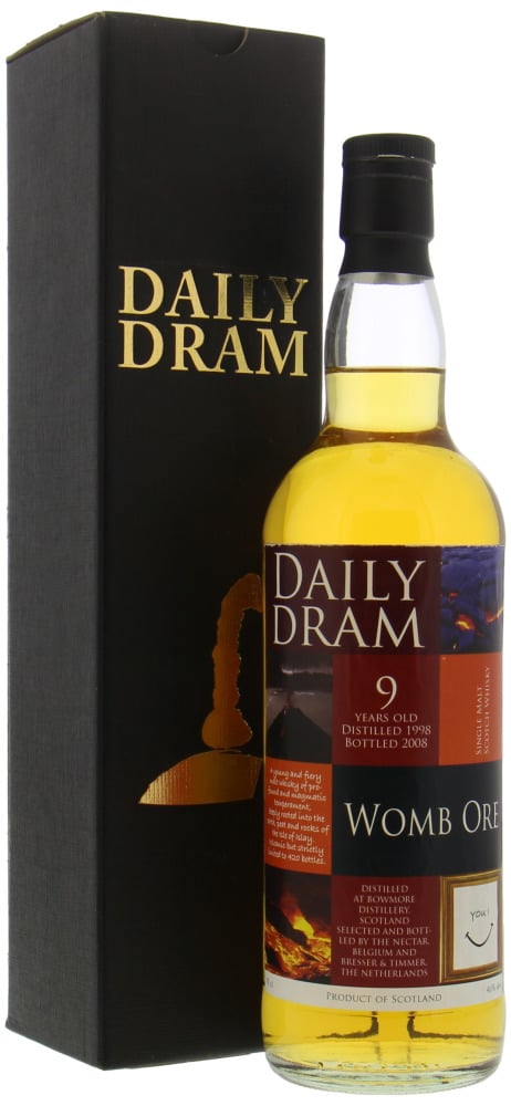 Bowmore - 9 Years Old Daily Dram Womb Ore 46% 1998