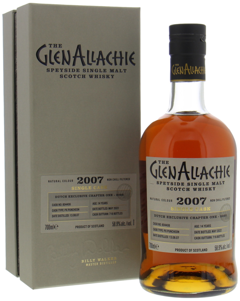 Glenallachie - 14 Years Old Dutch Exclusive Chapter 1 Cask 804406 58.9% 2007