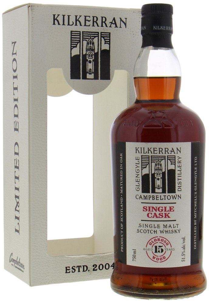 Kilkerran - 15 Years Old Bottled for Pacific Edge 15th Anniversary 51.5% 2004