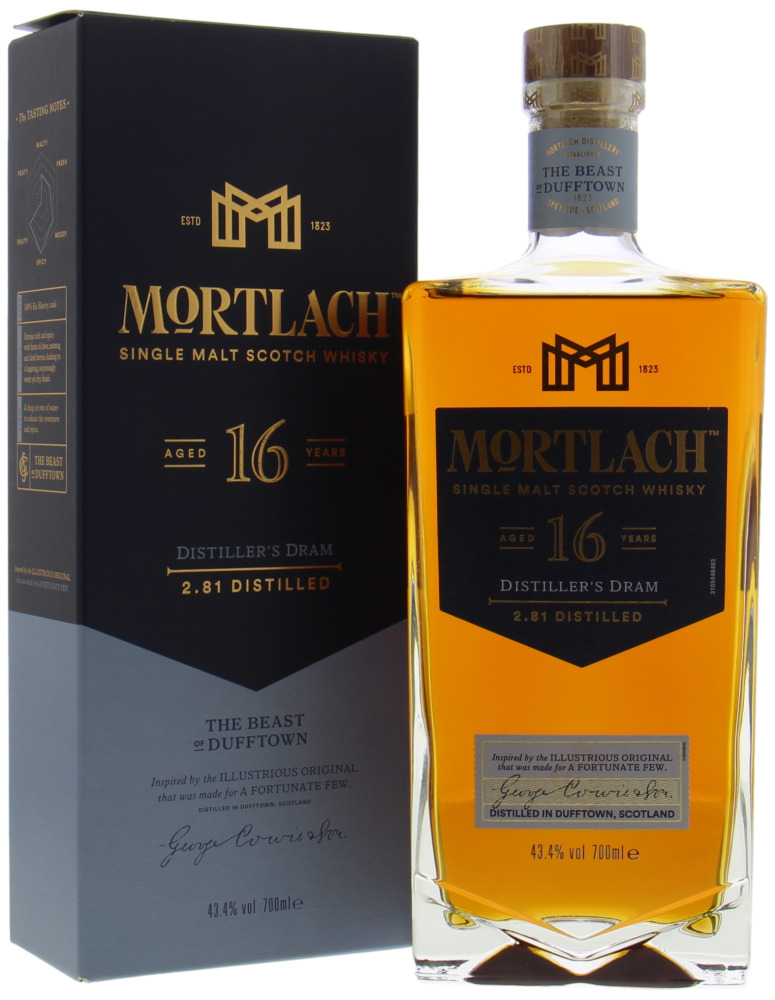 Mortlach - 16 Years Old Distiller's Dram 43.4% NV