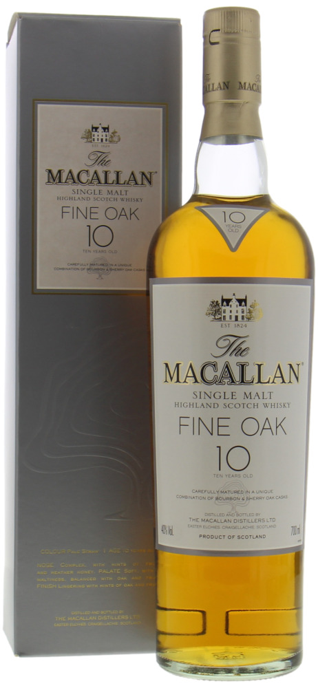 Macallan - 10 Years Old Fine Oak Light Label 40% NV