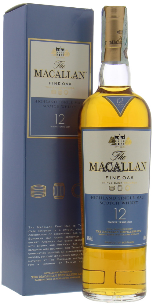 Macallan - 12 years Old Fine Oak 40% NV
