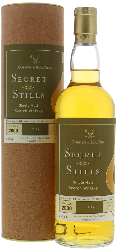 Bowmore - Secret Stills 4.17 Gordon & MacPhail Cask 31524 - 31528 45% 2000