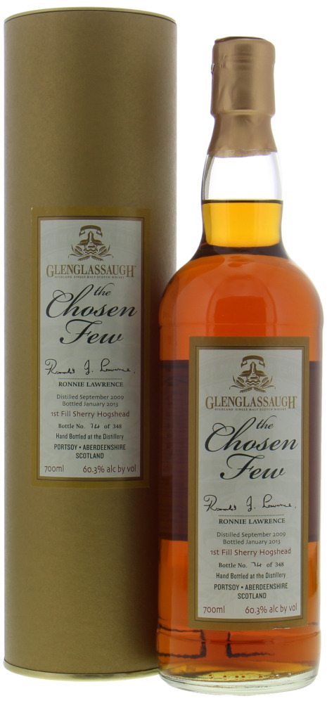 Glenglassaugh -  The Chosen Few Ronnie Lawrence 60.3% 2009