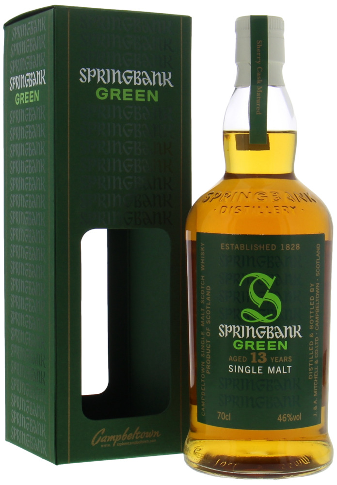 Springbank - 13 Years Old Green Limited Edition 46%  NV