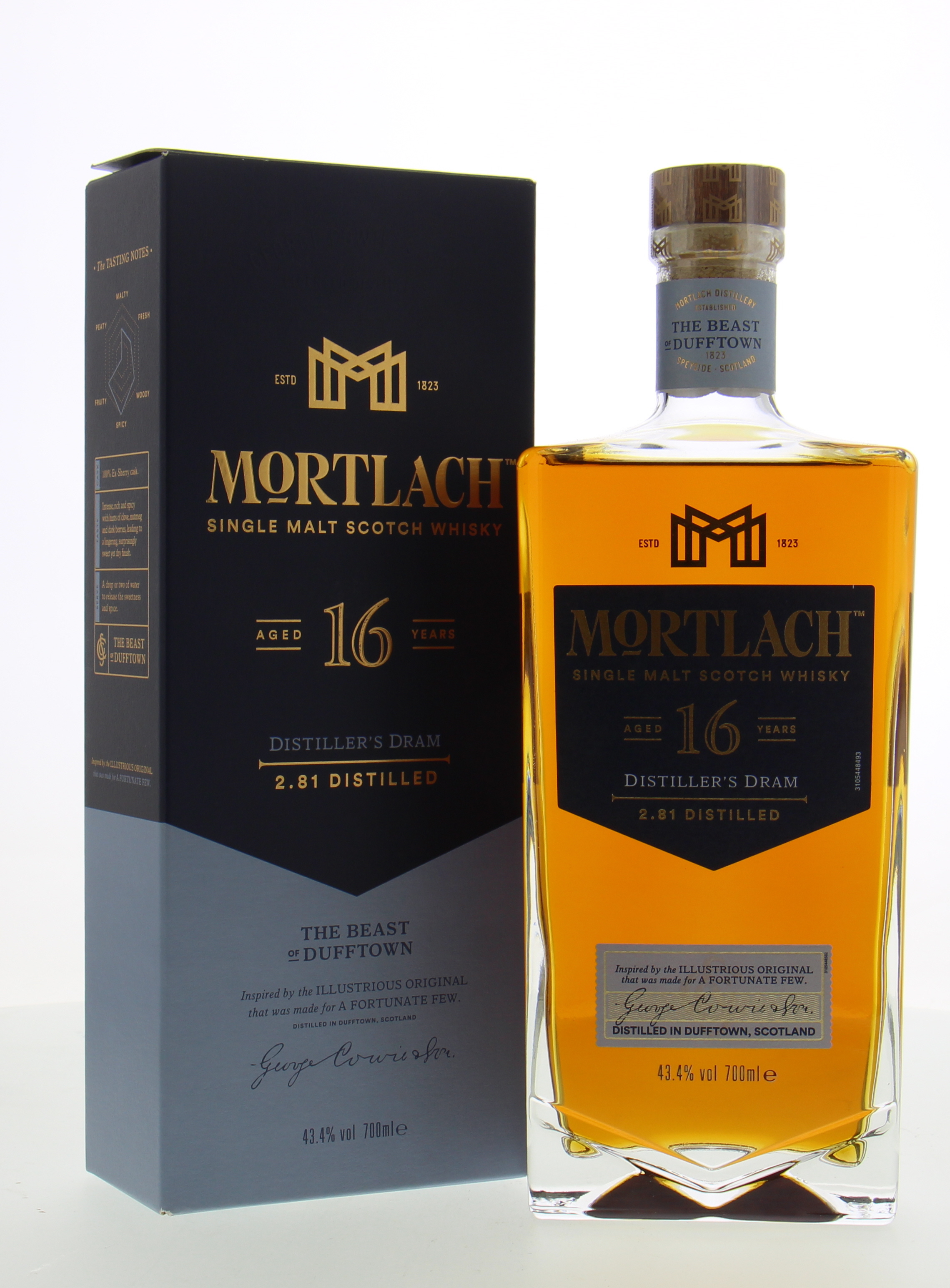 Mortlach - 16 Years Old Distiller's Dram 43.4% NV